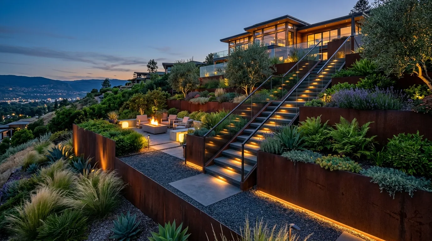 Modern Hill Landscape